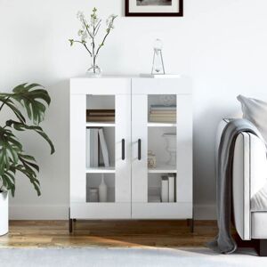 Sideboard High Gloss White 69.5x34x90 cm Engineered Wood Vidaxl Sideboard High Gloss White 69.5x34x90 cm Engineered Wood Vidaxl