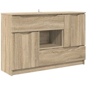 Sideboard Sonoma Oak 100 x 30 x 65.6 Engineered Wood vidaXL Sideboard Sonoma Oak 100 x 30 x 65.6 Engineered Wood vidaXL