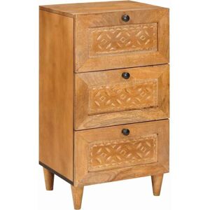 Sideboard with Drawer Light brown 33.5 x 40 x 75 cm vidaXL Sideboard with Drawer Light brown 33.5 x 40 x 75 cm vidaXL