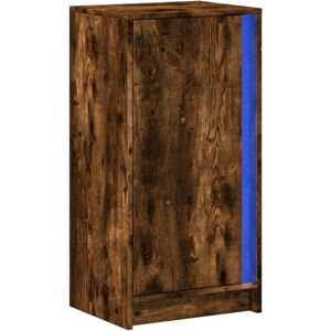 Vidaxl - Sideboard with led Smoked Oak 42.5x34x85 cm Engineered Wood Vidaxl - Sideboard with led Smoked Oak 42.5x34x85 cm Engineered Wood