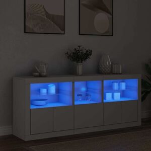 Sideboard with led Lights White 162x37x67 cm Vidaxl Sideboard with led Lights White 162x37x67 cm Vidaxl