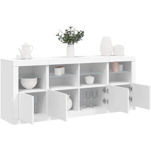 Sideboard with led Lights White 163x37x67 cm Vidaxl Sideboard with led Lights White 163x37x67 cm Vidaxl