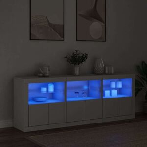 Sideboard with led Lights White 181.5x37x67 cm Vidaxl Sideboard with led Lights White 181.5x37x67 cm Vidaxl