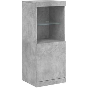 Sideboard with led Lights Concrete Grey 41x37x100 cm Vidaxl Sideboard with led Lights Concrete Grey 41x37x100 cm Vidaxl