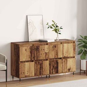 Vidaxl - Sideboards 2 pcs Old wood 120 x 35 x 70 cm Engineered wood Vidaxl - Sideboards 2 pcs Old wood 120 x 35 x 70 cm Engineered wood