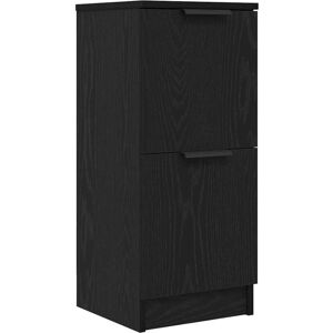 vidaXL Black Oak Sideboard - Storage & Decor vidaXL Black Oak Sideboard - Storage & Decor