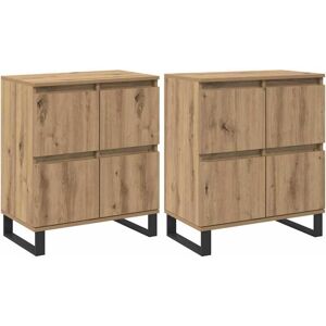 Vidaxl - Sideboards 2 pcs Artisan oak 120 x 35 x 70 cm Engineered wood Vidaxl - Sideboards 2 pcs Artisan oak 120 x 35 x 70 cm Engineered wood