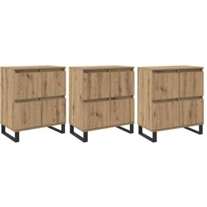 Vidaxl - Sideboards 3 pcs Artisan oak 180 x 35 x 70 cm Engineered wood Vidaxl - Sideboards 3 pcs Artisan oak 180 x 35 x 70 cm Engineered wood