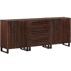 Sideboards 3 pcs 60x34x75 cm Solid Wood Mango vidaXL Sideboards 3 pcs 60x34x75 cm Solid Wood Mango vidaXL