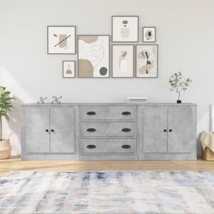 Maisonchic Model 3-Piece Wooden Sideboards - Furniture Maisonchic Model 3-Piece Wooden Sideboards - Furniture