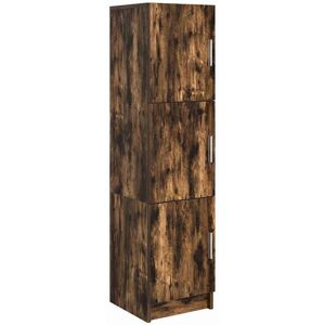 Highboard Smoked oak 31.5 x 32 x 124 cm Engineered wood Vidaxl Highboard Smoked oak 31.5 x 32 x 124 cm Engineered wood Vidaxl