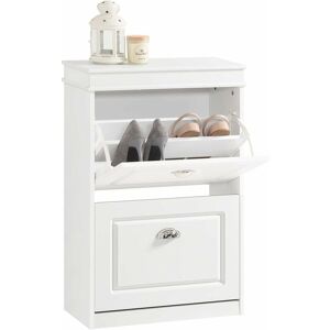 SoBuy 2 Drawers Shoe Cabinet Shoe Rack Shoe Storage Cupboard Organizer Unit, FSR78-W SoBuy 2 Drawers Shoe Cabinet Shoe Rack Shoe Storage Cupboard Organizer Unit, FSR78-W