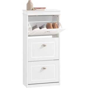 Sobuy - 3 Drawers Shoe Cabinet Shoe Rack Shoe Storage Cupboard Organizer,FSR94-W Sobuy - 3 Drawers Shoe Cabinet Shoe Rack Shoe Storage Cupboard Organizer,FSR94-W