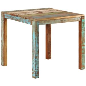 Dining Table 82x80x76 cm Solid Reclaimed Wood Vidaxl Dining Table 82x80x76 cm Solid Reclaimed Wood Vidaxl