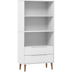 Vidaxl - Bookcase molde White 85x35x170,5 cm Solid Wood Pine Vidaxl - Bookcase molde White 85x35x170,5 cm Solid Wood Pine
