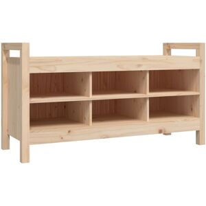 Hall Bench 110x40x60 cm Solid Wood Pine Vidaxl Hall Bench 110x40x60 cm Solid Wood Pine Vidaxl