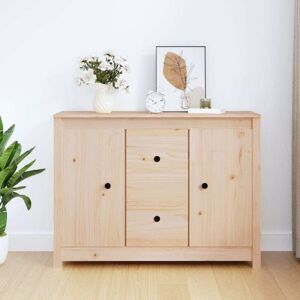 Sideboard 100x35x74 cm Solid Wood Pine Vidaxl Sideboard 100x35x74 cm Solid Wood Pine Vidaxl