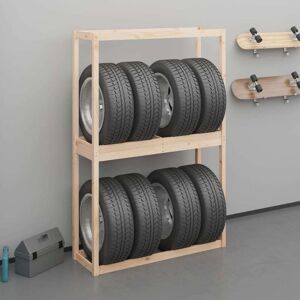 Tire Rack 120x40x180 cm Solid Wood Pine vidaXL Tire Rack 120x40x180 cm Solid Wood Pine vidaXL
