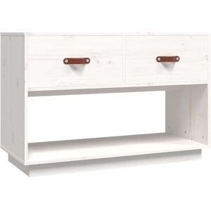 vidaXL 821523 White Pine TV Cabinet - TV Cabinet vidaXL 821523 White Pine TV Cabinet - TV Cabinet