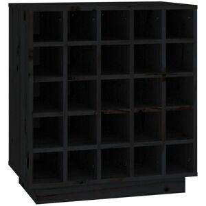 Wine Cabinet Black 55.5x34x61 cm Solid Wood Pine Vidaxl Wine Cabinet Black 55.5x34x61 cm Solid Wood Pine Vidaxl