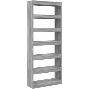 Vidaxl - Bookcase Other Grey sonoma 80 x 30 x 198 cm Engineered wood Vidaxl - Bookcase Other Grey sonoma 80 x 30 x 198 cm Engineered wood