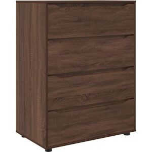 Storage Cabinets 2 pcs Brown Oak 80 x 48 x 105 cm vidaXL Storage Cabinets 2 pcs Brown Oak 80 x 48 x 105 cm vidaXL