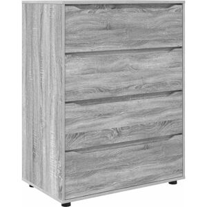 Storage Cabinets 2 pcs Grey Sonoma 80 x 48 x 105 cm vidaXL Storage Cabinets 2 pcs Grey Sonoma 80 x 48 x 105 cm vidaXL