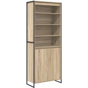 Tall Cabinets 2 pcs Sonoma 79 x 36 x 300 cm Engineered Wood vidaXL Tall Cabinets 2 pcs Sonoma 79 x 36 x 300 cm Engineered Wood vidaXL
