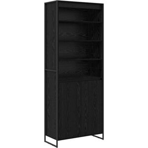 Tall Cabinets 2 pcs Black Oak 79 x 36 x 300 cm Engineered Wood vidaXL Tall Cabinets 2 pcs Black Oak 79 x 36 x 300 cm Engineered Wood vidaXL