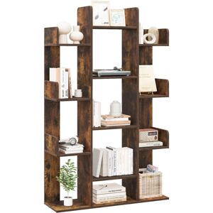 Costway - Tree Bookshelf Tall Bookcase Corner Books Storage Organizer Display Cube Shelf Costway - Tree Bookshelf Tall Bookcase Corner Books Storage Organizer Display Cube Shelf