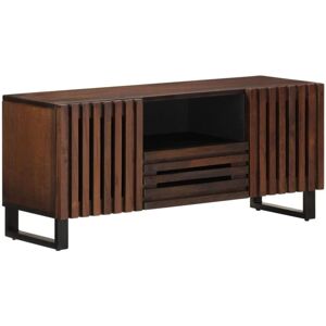 TV Cabinet Brown 100x34x46 cm Solid Wood Mango vidaXL TV Cabinet Brown 100x34x46 cm Solid Wood Mango vidaXL