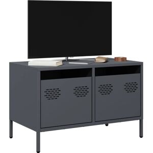 Vidaxl - tv Cabinet Anthracite 68x39x43.5 cm Cold-rolled Steel Vidaxl - tv Cabinet Anthracite 68x39x43.5 cm Cold-rolled Steel