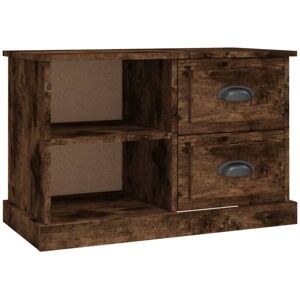 vidaXL Smoked Oak TV Cabinet - TV Stand & Media Unit - Stylish Storage vidaXL Smoked Oak TV Cabinet - TV Stand & Media Unit - Stylish Storage