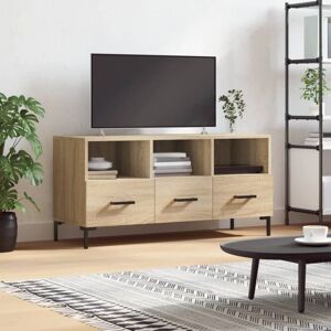 vidaXL TV Cabinet Sonoma Oak Engineered Wood - TV Stand vidaXL TV Cabinet Sonoma Oak Engineered Wood - TV Stand