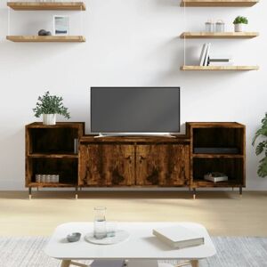 VidaXL Smoked Oak TV Cabinet - TV Stand Media Unit - TV Type VidaXL Smoked Oak TV Cabinet - TV Stand Media Unit - TV Type