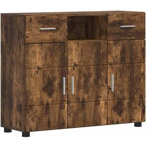 Vidaxl - Sideboard Smoked oak 88.5 x 30.5 x 73 cm Engineered wood Vidaxl - Sideboard Smoked oak 88.5 x 30.5 x 73 cm Engineered wood