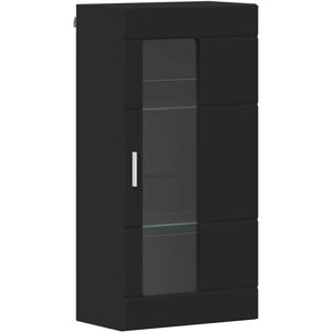 Wall-mounted Cabinet Black 55 x 29 x 100 cm Engineered wood vidaXL Wall-mounted Cabinet Black 55 x 29 x 100 cm Engineered wood vidaXL