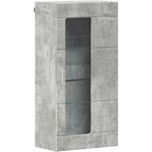Wall-mounted Cabinet with Shelf Concrete grey 55 x 29 x 100 cm vidaXL Wall-mounted Cabinet with Shelf Concrete grey 55 x 29 x 100 cm vidaXL