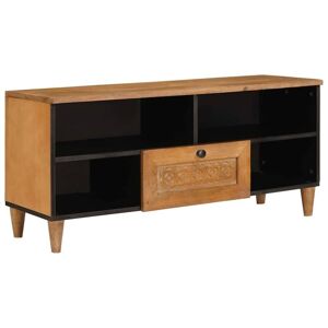 TV Cabinet Light brown 105 x 33 x 46 cm Solid mango wood vidaXL TV Cabinet Light brown 105 x 33 x 46 cm Solid mango wood vidaXL