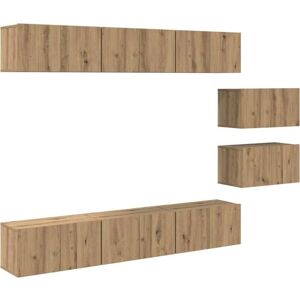 BONNEVIE TV Cabinet Set Wall-mounted 8 pcs,TV unit,TV stand Artisan oak 60 x 30 x 30 cm CFW784589 BONNEVIE TV Cabinet Set Wall-mounted 8 pcs,TV unit,TV stand Artisan oak 60 x 30 x 30 cm CFW784589