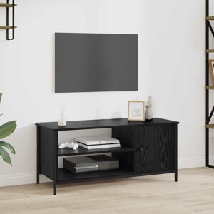 TV Cabinet Black oak 100 x 40 x 45 cm Engineered wood vidaXL TV Cabinet Black oak 100 x 40 x 45 cm Engineered wood vidaXL