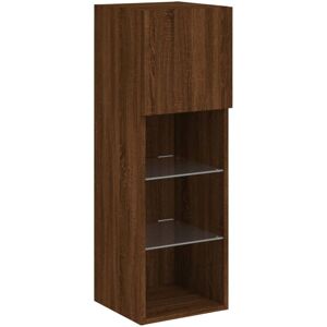 vidaXL 837013 Brown Oak LED TV Cabinet - TV Stand & Entertainment Center vidaXL 837013 Brown Oak LED TV Cabinet - TV Stand & Entertainment Center