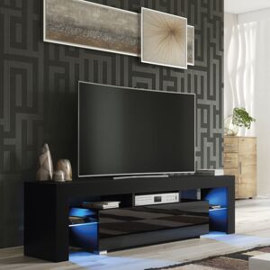 Creative Labs TV Unit 160cm Black High Gloss Doors Creative Labs TV Unit 160cm Black High Gloss Doors