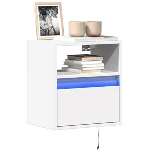 vidaXL 852313 TV cabinet - LED Lights White - Wall Mount Storage vidaXL 852313 TV cabinet - LED Lights White - Wall Mount Storage