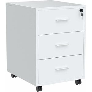 NICEME Under Desk Drawers Storage Unit with 3 Drawers, Mobile File Cabinet Pedestal Drawers on Casters, Rolling Office Cabinet for under Desk NICEME Under Desk Drawers Storage Unit with 3 Drawers, Mobile File Cabinet Pedestal Drawers on Casters, Rolling Office Cabinet for under Desk