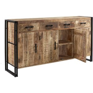 Verty Furniture - Upcycled Industrial Mintis Extra Large Sideboard - Light Wood Verty Furniture - Upcycled Industrial Mintis Extra Large Sideboard - Light Wood