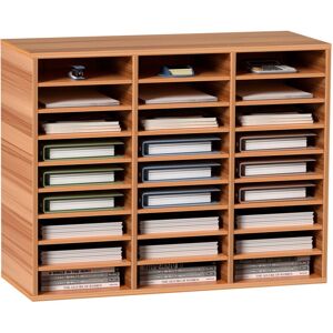 VEVOR 27 Compartments Wood Literature Organizer, Adjustable Shelves, Medium Density Fiberboard Mail Center, Office Home School Storage for Files, VEVOR 27 Compartments Wood Literature Organizer, Adjustable Shelves, Medium Density Fiberboard Mail Center, Office Home School Storage for Files,
