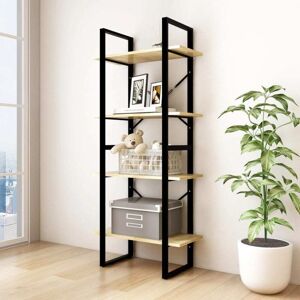 4-Tier Book Cabinet 60x30x140 cm Solid Pine Wood Vidaxl 4-Tier Book Cabinet 60x30x140 cm Solid Pine Wood Vidaxl