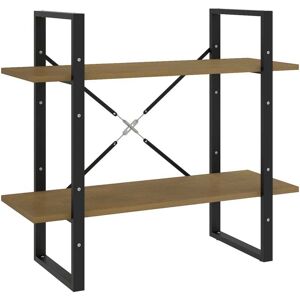 2-Tier Book Cabinet 80x30x70 cm Solid Pine Wood Vidaxl 2-Tier Book Cabinet 80x30x70 cm Solid Pine Wood Vidaxl
