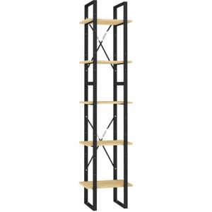 5-Tier Book Cabinet 40x30x175 cm Pinewood Vidaxl 5-Tier Book Cabinet 40x30x175 cm Pinewood Vidaxl